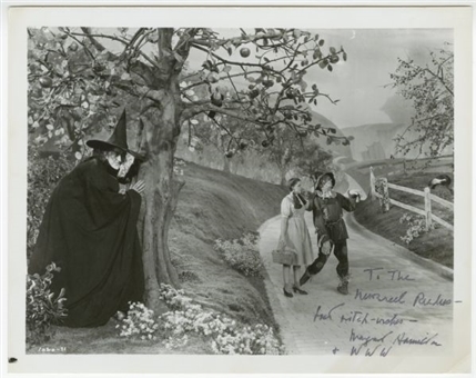 Margaret Hamilton Signed Wizard of Oz Wicked Witch of the West Photo